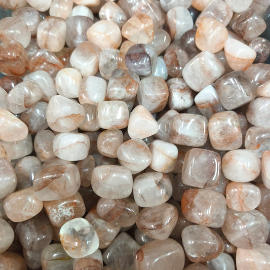 Pierres Roulées - Quartz hématoïde - (200 g)