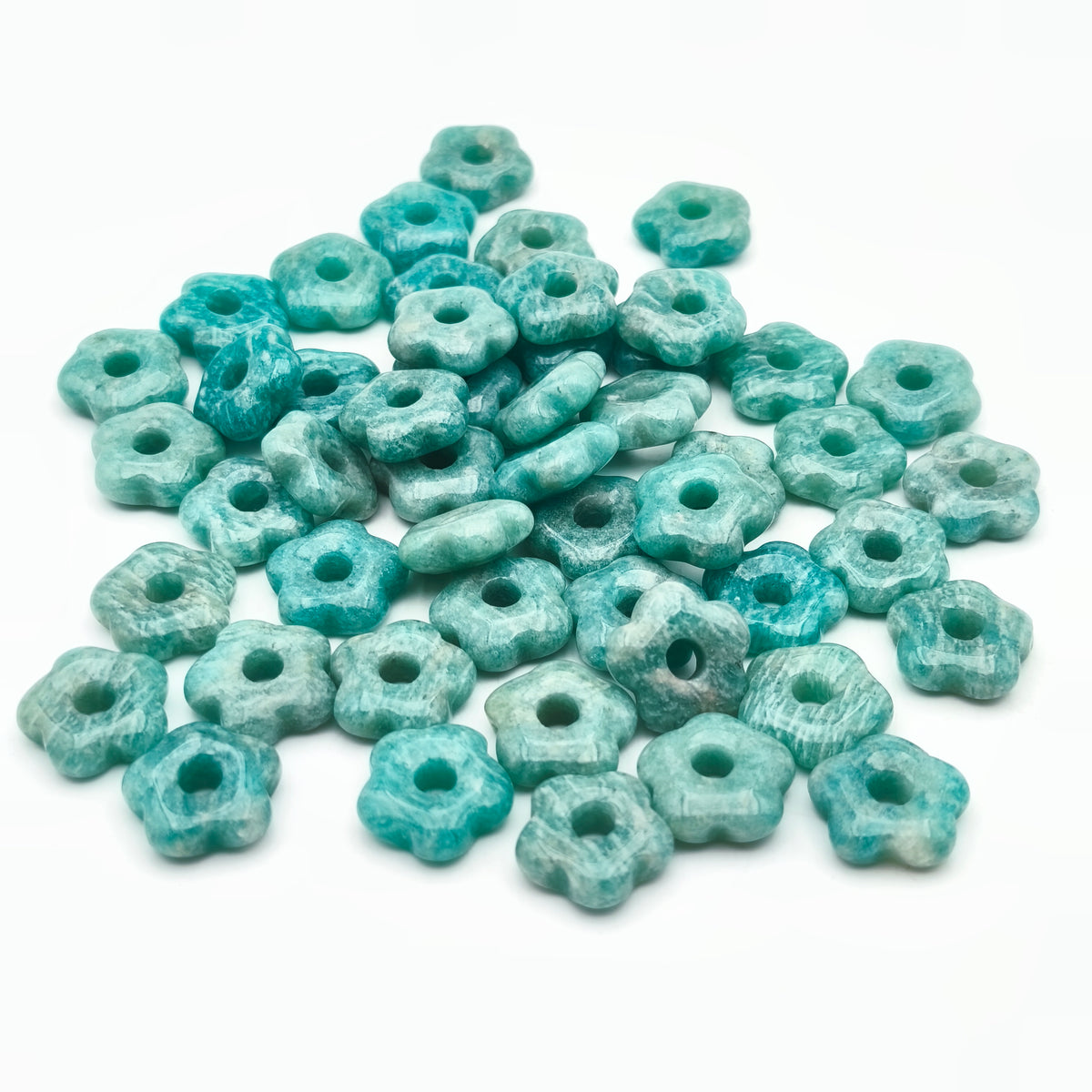 Pendentif Fleur Amazonite