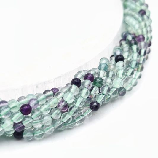 Rang de perles - Fluorite (4 mm)