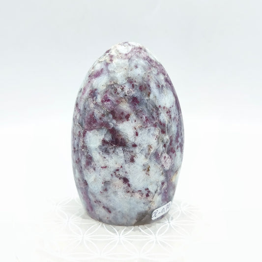 Forme libre - Tourmaline rose et quartz