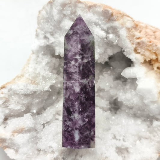 Pointe - Lépidolite (8/9 cm)