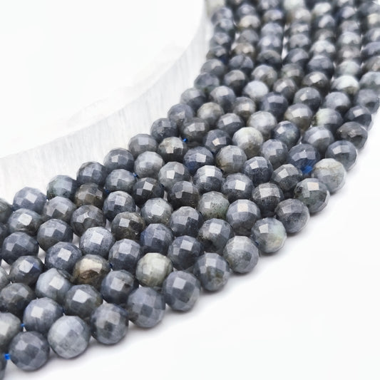 Rang de perles facettées - Labradorite (8 mm)