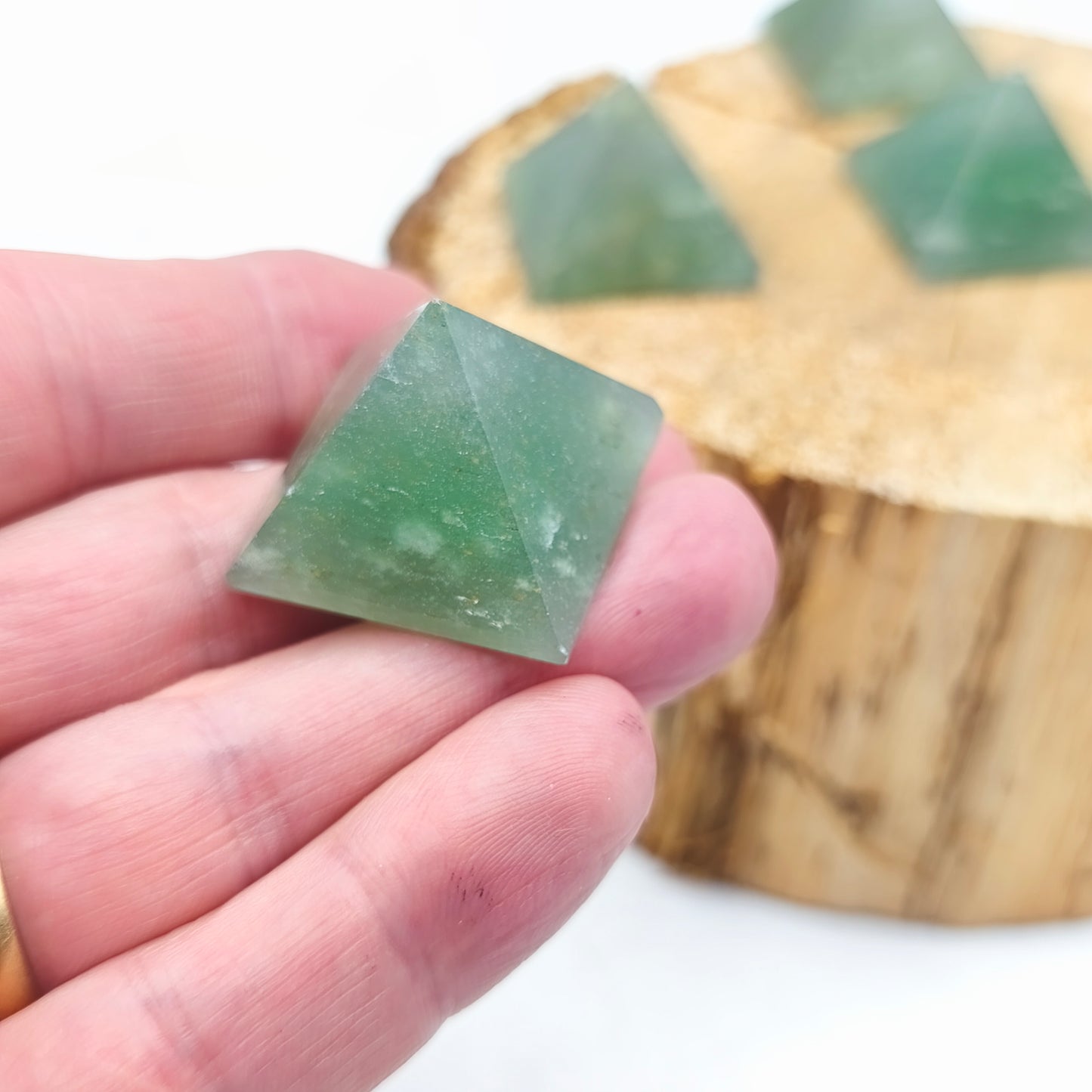 Pyramide - Aventurine verte - 2,5 cm