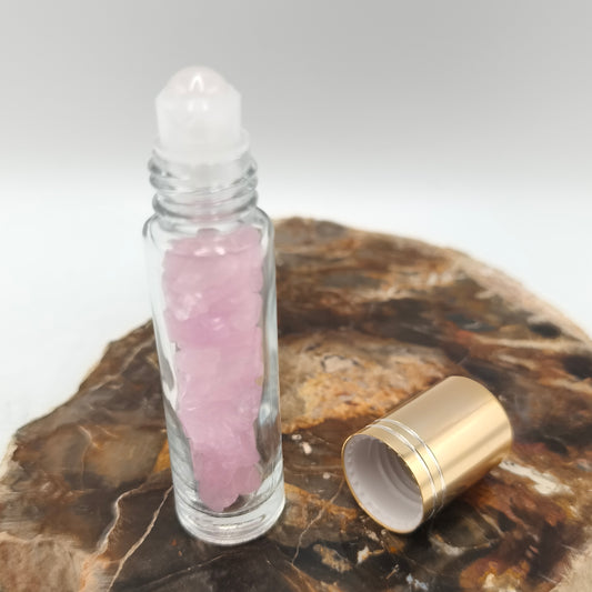 Roll-on huiles essentielles Quartz rose