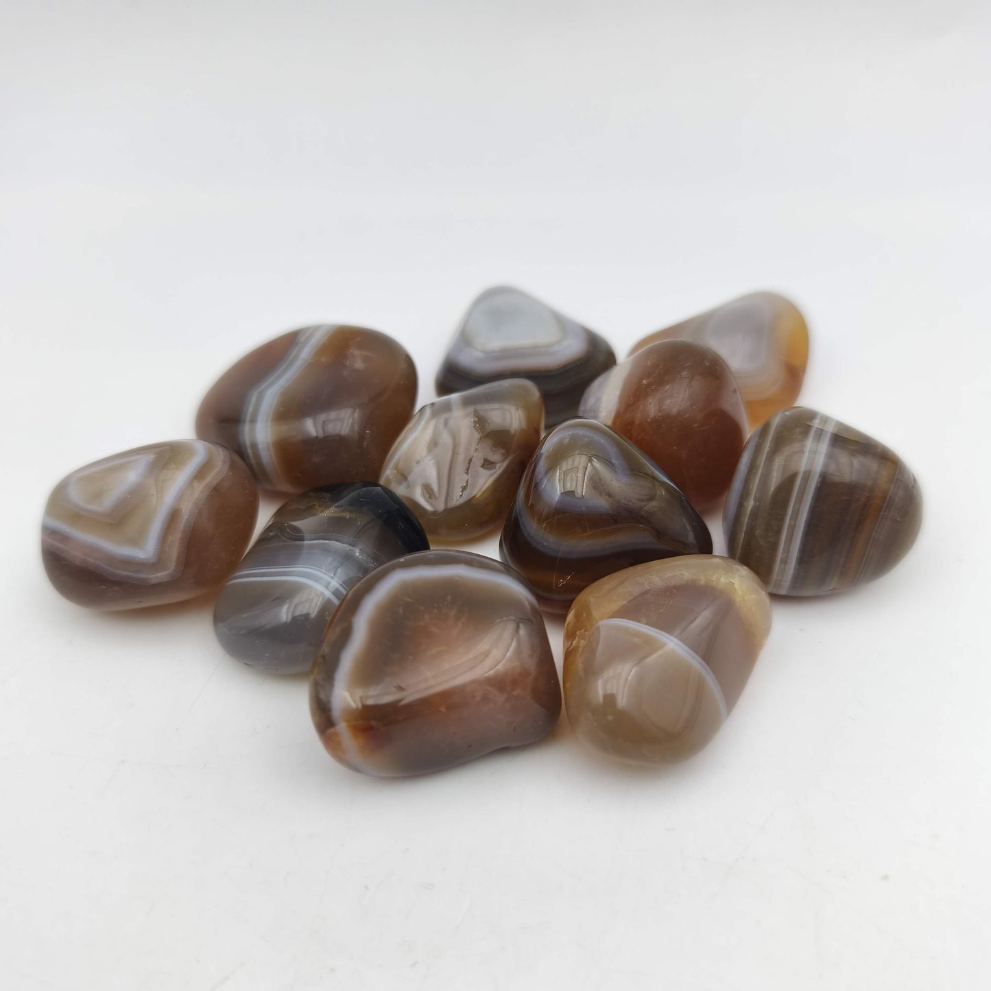 Pierres Roulées - Agate à bandes EXTRA (200 g)