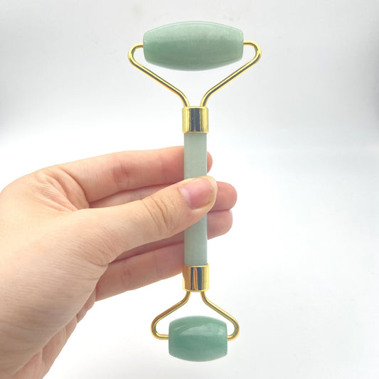 Rouleau de Massage - Aventurine avec sa boite