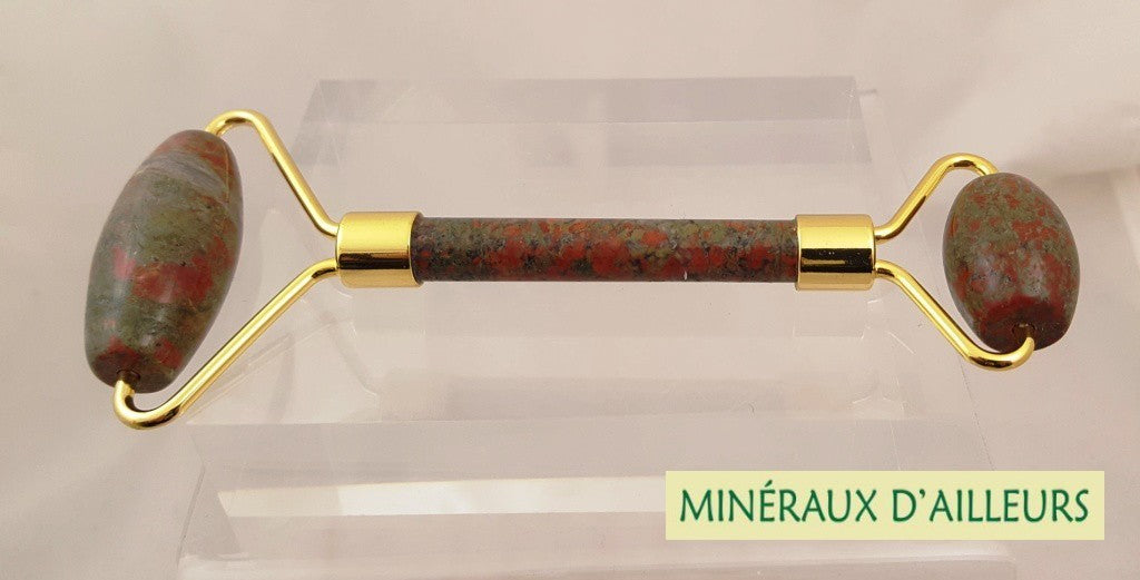 Rouleau de Massage - Jaspe Unakite