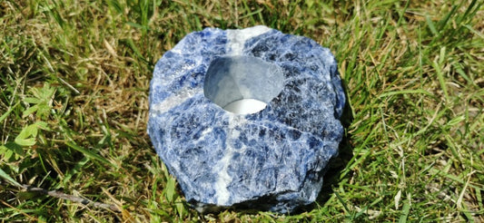 Bougeoir - Sodalite Brute