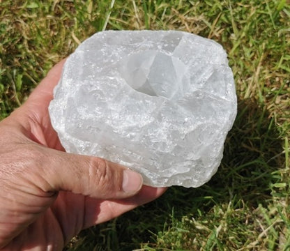 Bougeoir - Quartz Brut