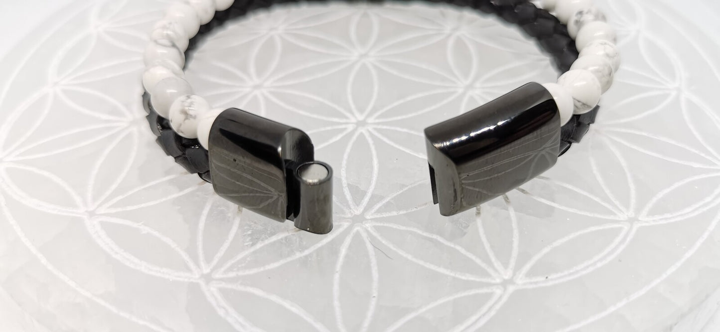 Bracelet Double Cuir - Onyx