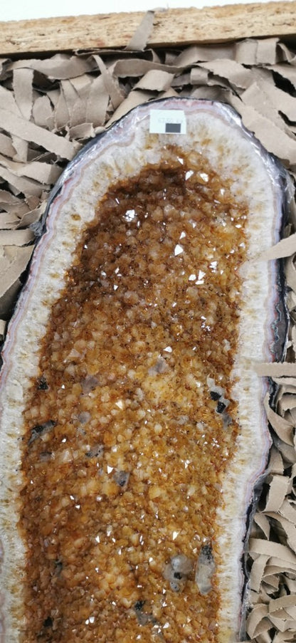 Paire de Géode - Citrine