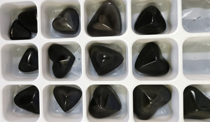 Petit Coeur - Obsidienne Oeil Céleste / Arc-en-ciel