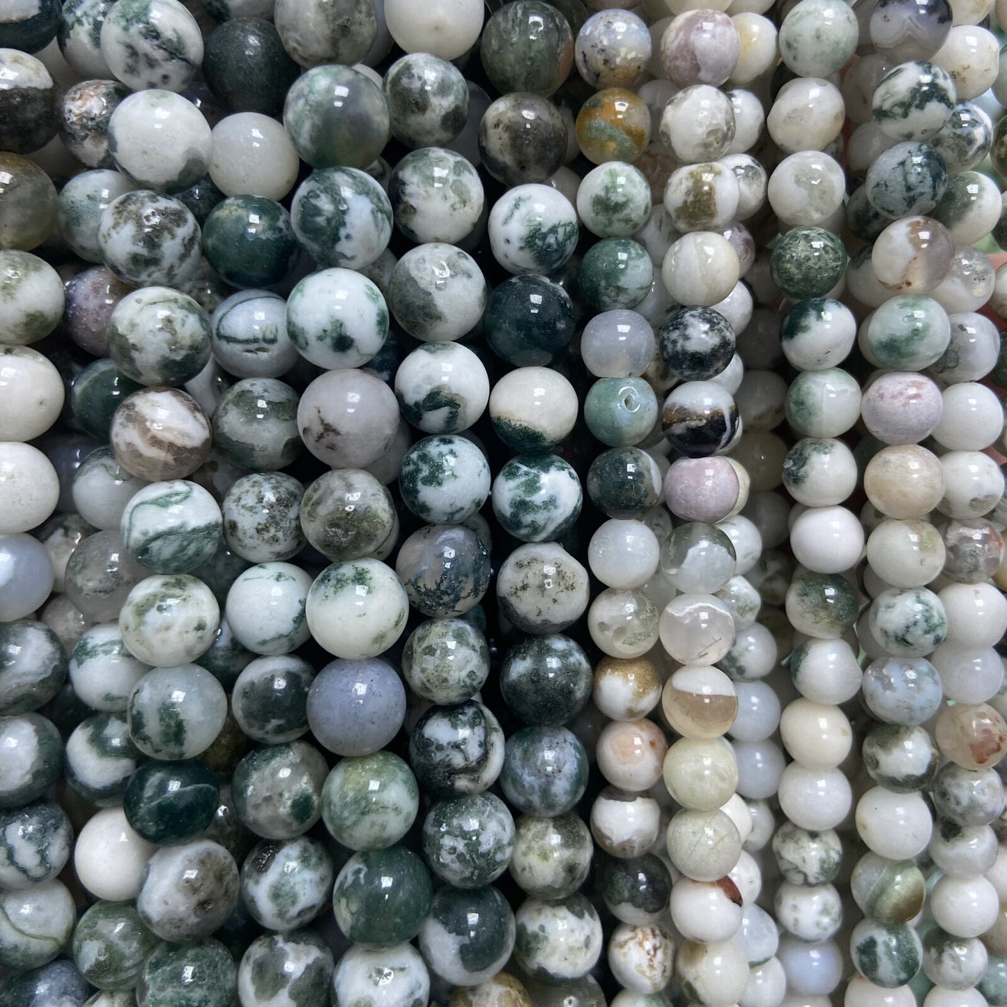 Rang - Agate Arbre (6 mm)