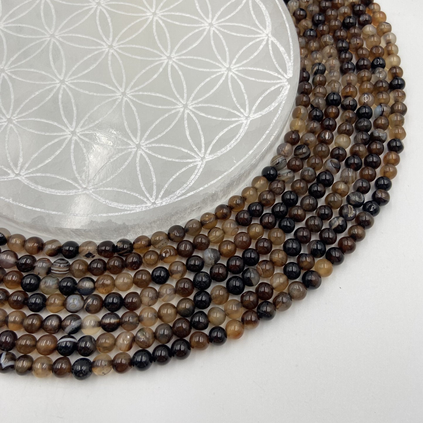 Rang - Agate à bandes Naturelles (6 mm)