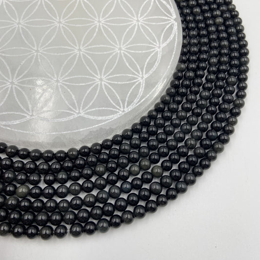 Rang - Obsidienne Noire / Arc-en-ciel (6 mm)