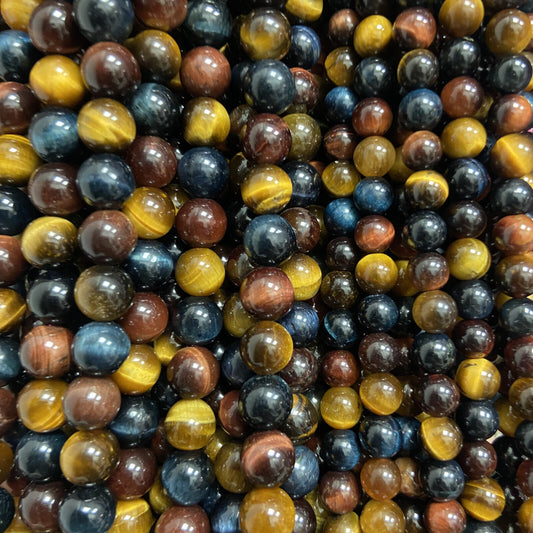 Rang - Mix Oeil de Tigre, Taureau, Faucon (6 mm)