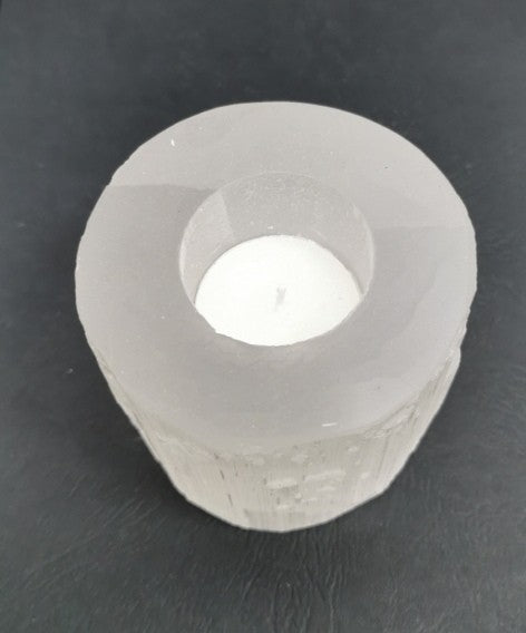 Bougeoir - Sélénite Cylindre