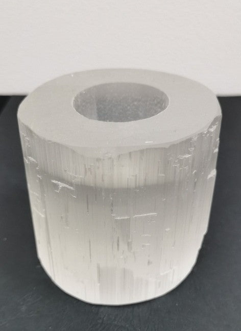 Bougeoir - Sélénite Cylindre