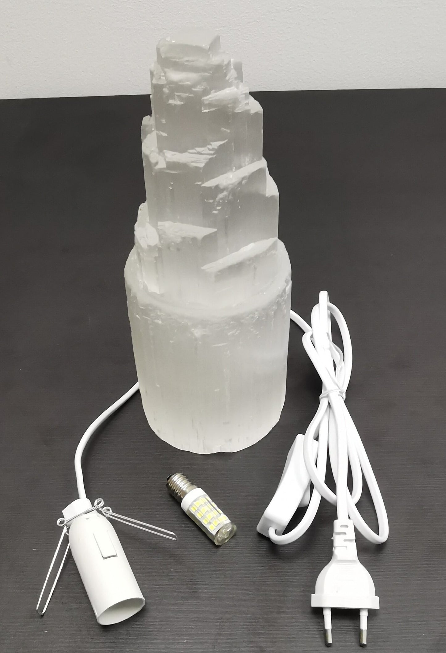 Lampe en Sélénite - Monolithe (25 cm)