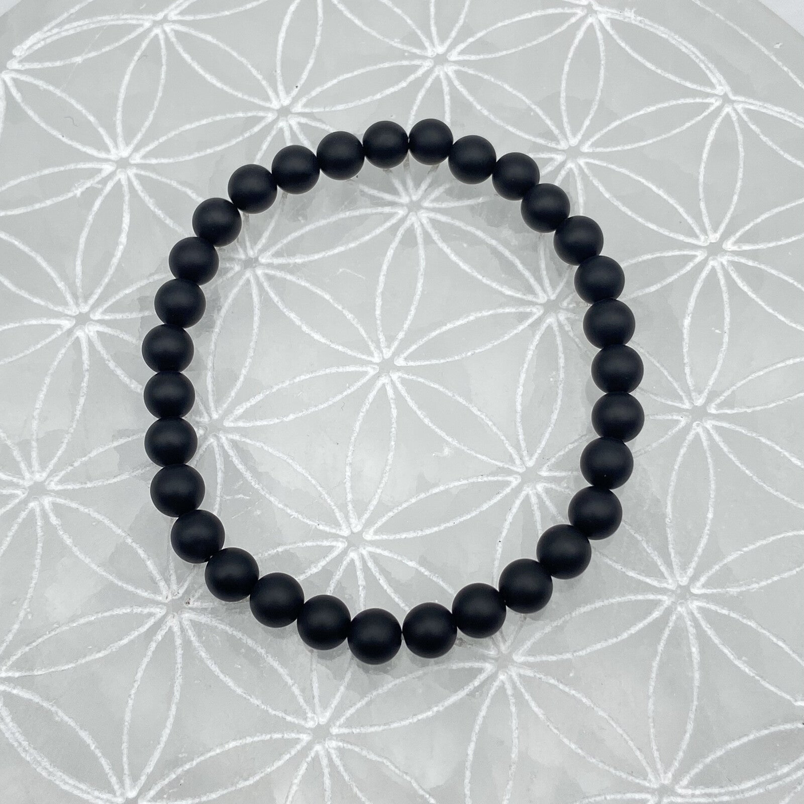 Bracelet - Onyx Mat (6 mm)