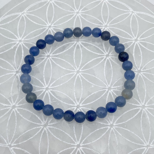 Bracelet - Aventurine Bleue (6 mm)