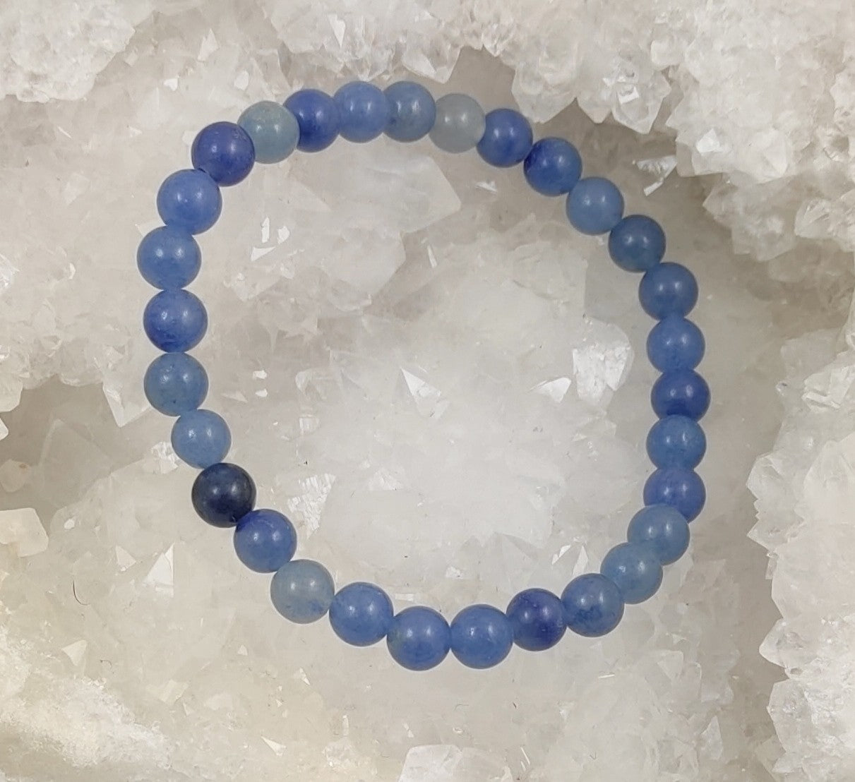 Bracelet - Aventurine Bleue (6 mm)