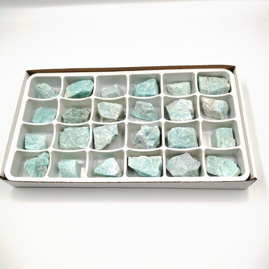 Flat/carton 24 pièces - Amazonite