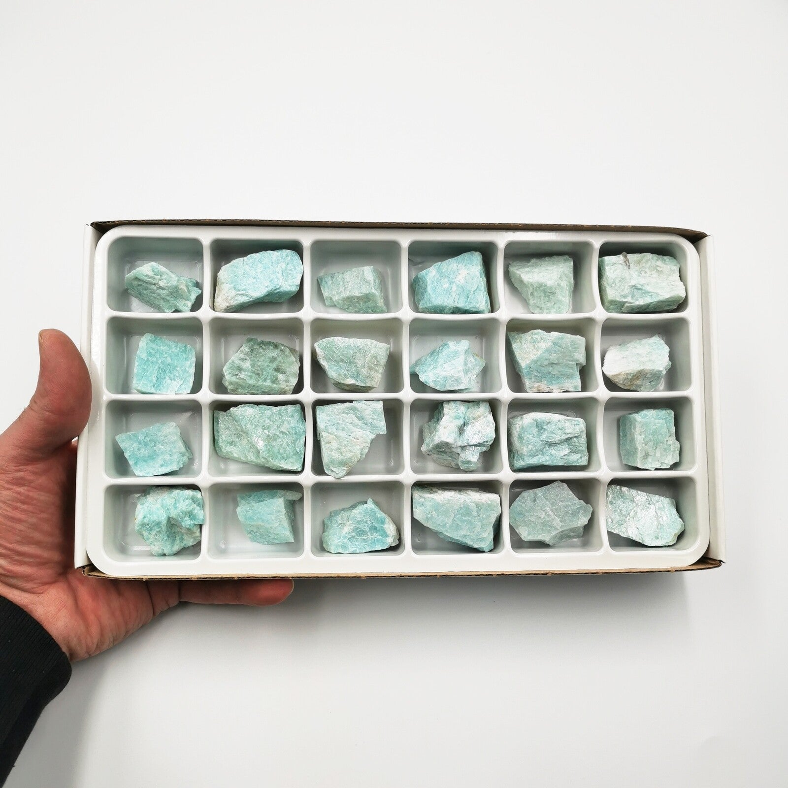 Flat/carton 24 pièces - Amazonite