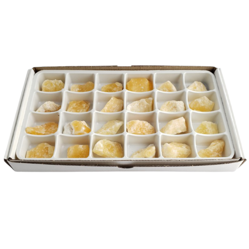 Flat/carton 24 pièces - Calcite orange