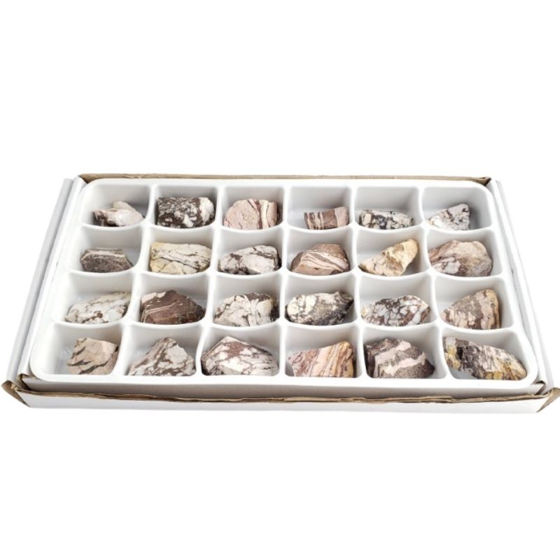 Flat/carton 24 pièces - Jaspe Zèbre