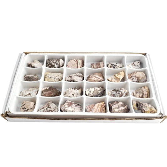 Flat/carton 24 pièces - Jaspe Zèbre