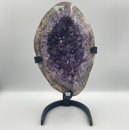 Améthyste Brute - Base Métal (pièce n°3) - 3,560 kg