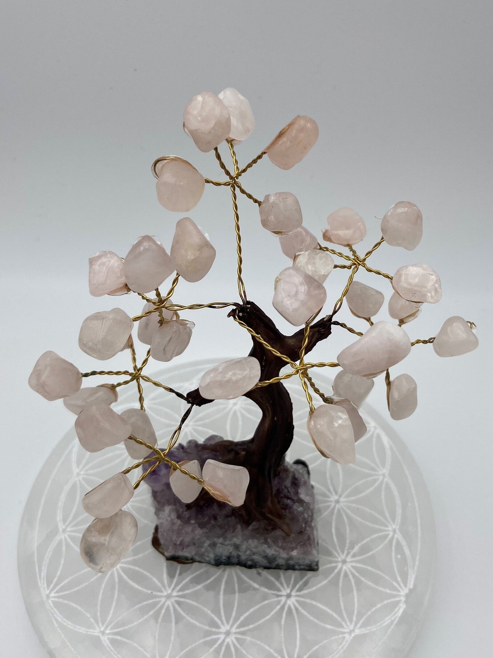 Arbre de vie - Quartz rose