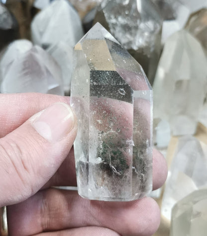 Pointe Quartz à inclusions