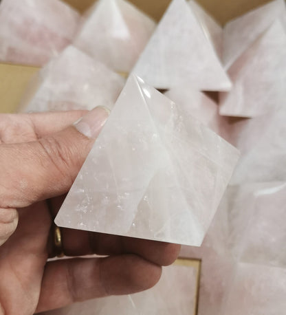 Pyramides - Quartz Rose