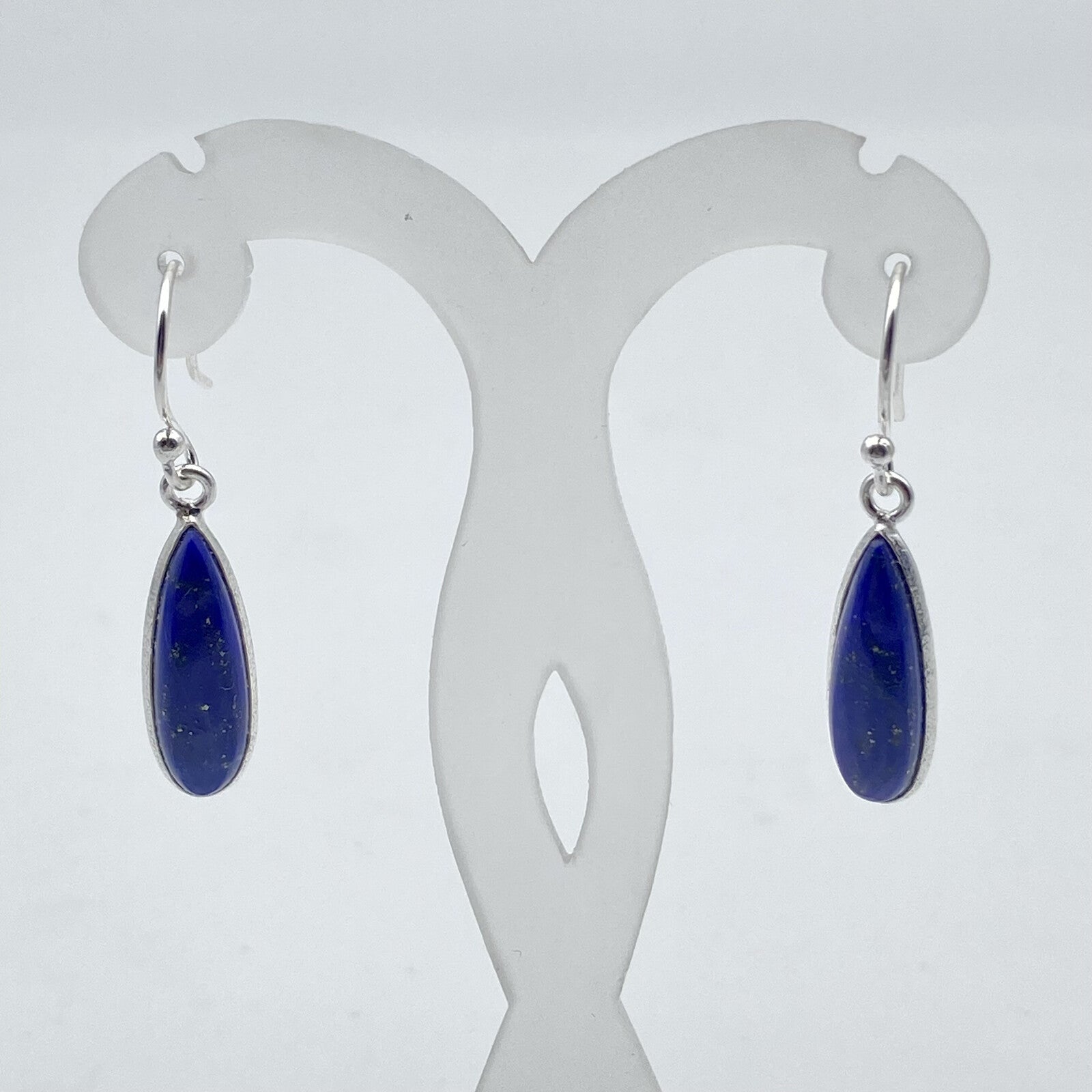 Boucles d'oreilles Argent - Lapis Lazuli goutte