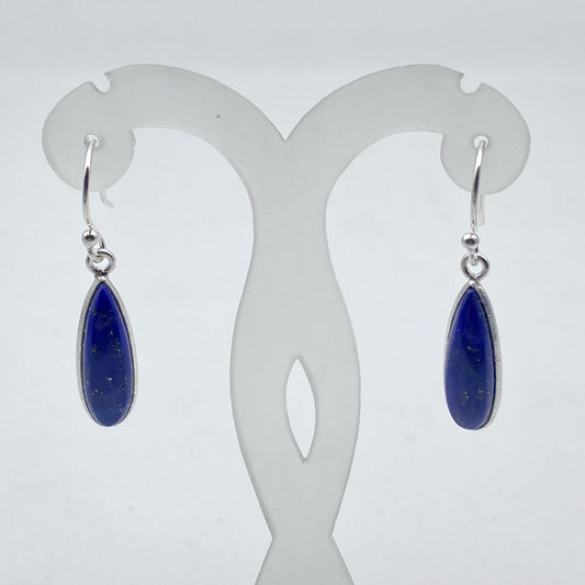 Boucles d'oreilles Argent - Lapis Lazuli goutte