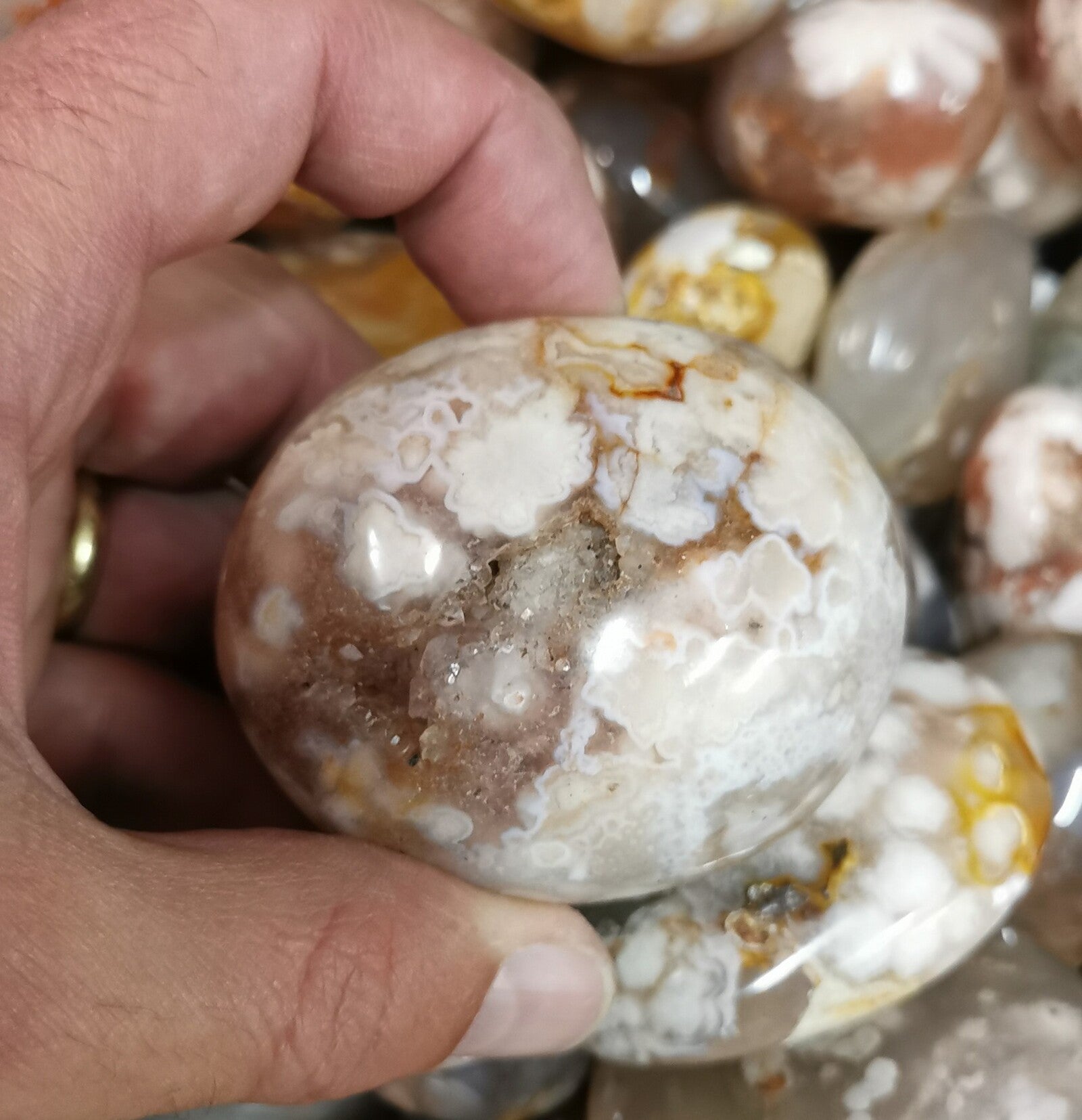 Galets - Agate Fleur (Sakura)