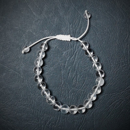 Bracelet Réglable Coulissant - Cristal de Roche