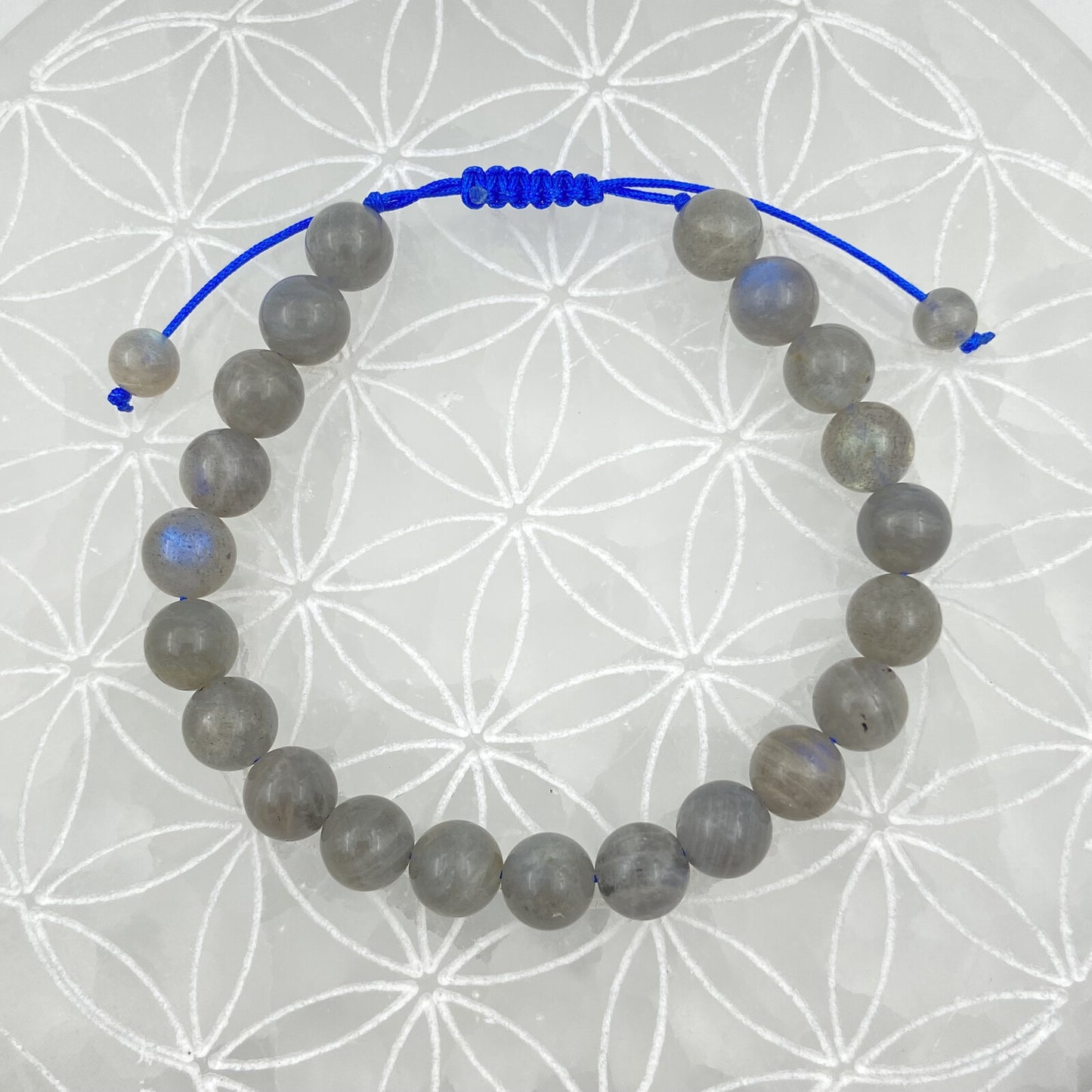 Bracelet Réglable Coulissant - Labradorite