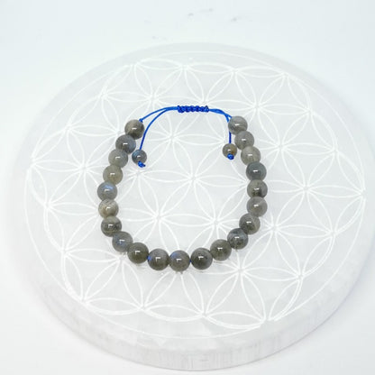 Bracelet Réglable Coulissant - Labradorite