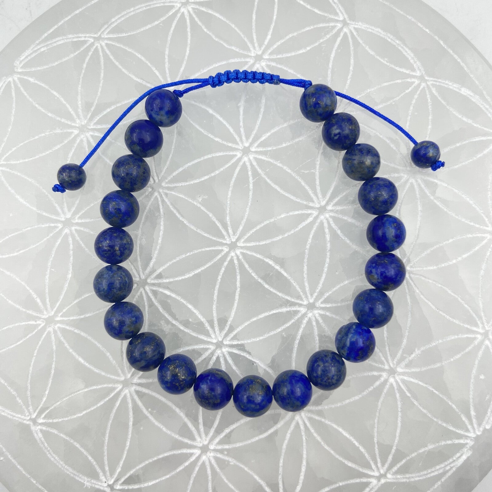 Bracelet Réglable Coulissant - Lapis Lazuli