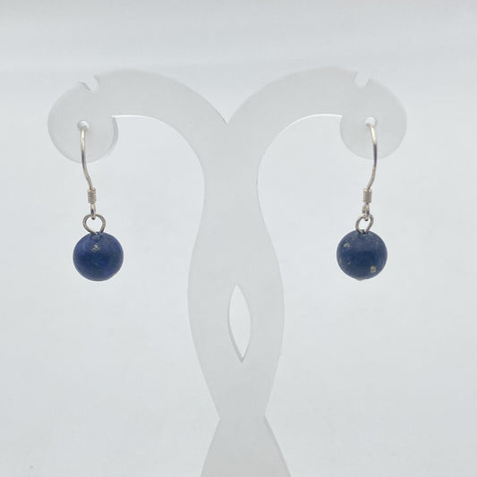 Boucles d'oreilles Argent - Perles Lapis Lazuli