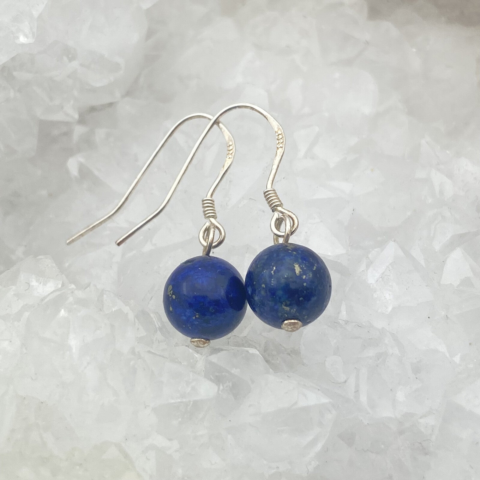 Boucles d'oreilles Argent - Perles Lapis Lazuli