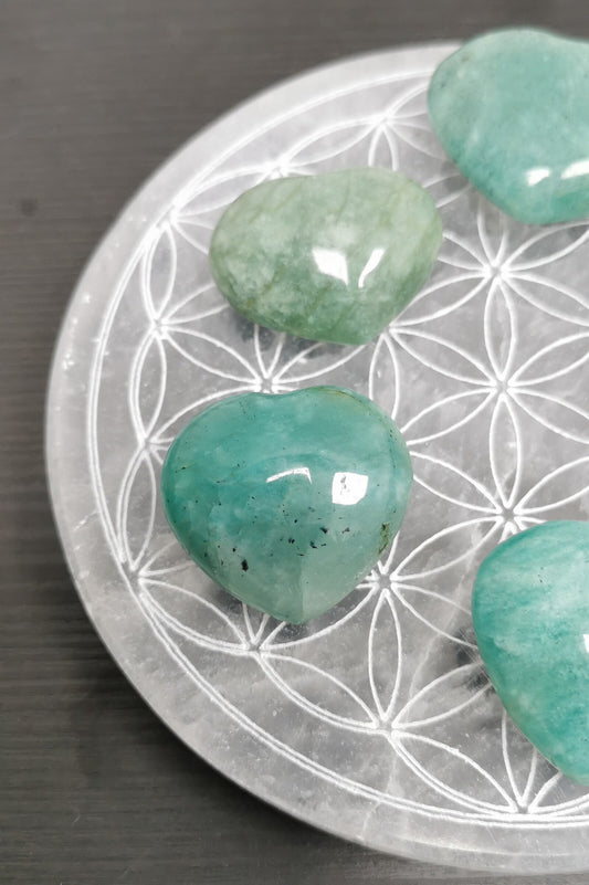 Petit Coeur - Amazonite - Taille Mini