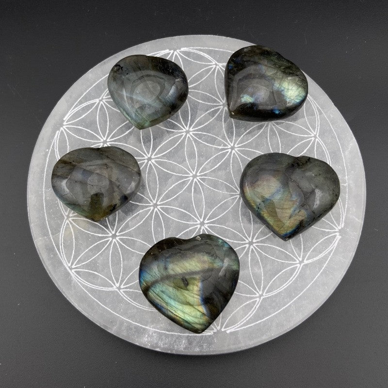 Petit Coeur - Labradorite - Taille M