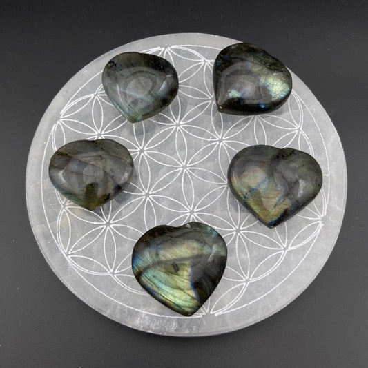 Petit Coeur - Labradorite - Taille M