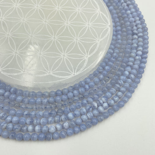 Rang - Calcédoine / Agate Blue Lace (6 mm)