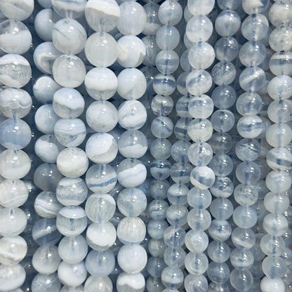 Rang - Calcédoine / Agate Blue Lace (6 mm)