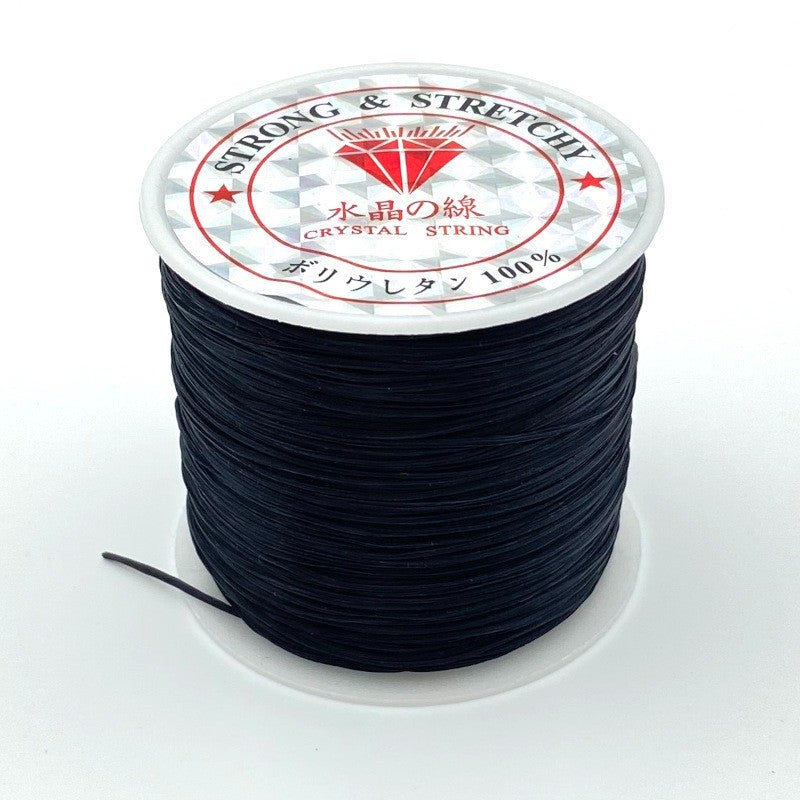 Bobine de fil élastique - Noir